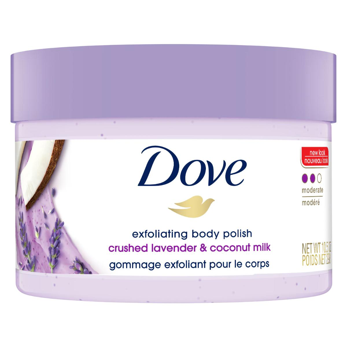 Dove Crushed Lavender & Coconut Milk Exfoliating Body Polish 298g